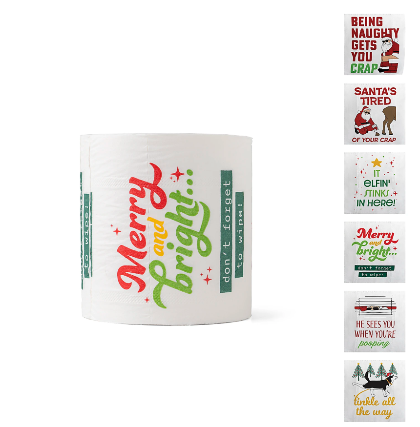 NORTH POLE PLUMBING CO. HILARIOUS TOILET PAPER