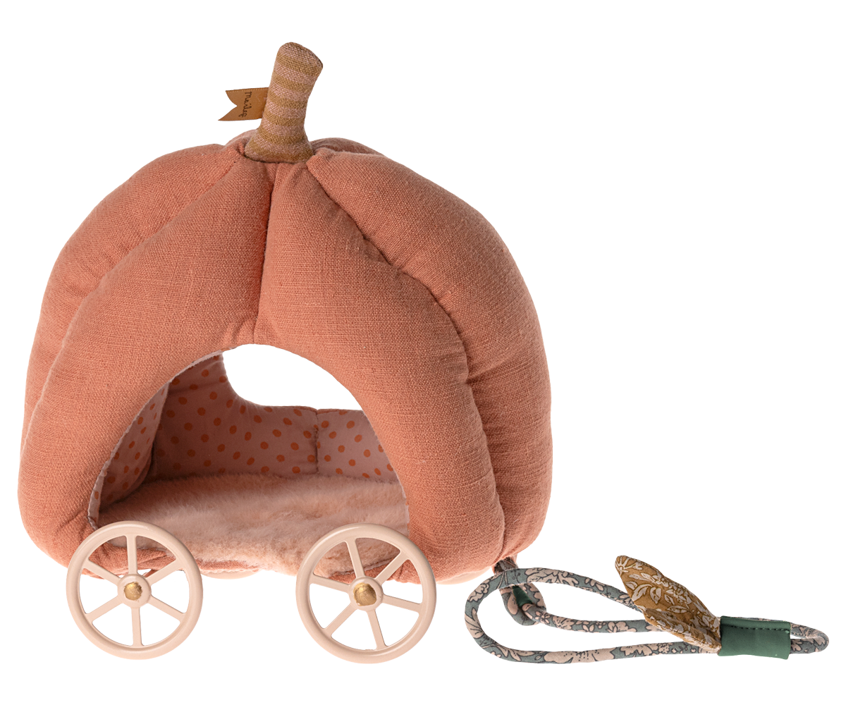 MAILEG PUMPKIN CARRIAGE, MOUSE