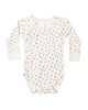 QUINCY MAE SIDE SNAP BODYSUIT BLUE DITSY