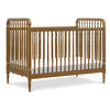 Liberty 3-in-1 Convertible Spindle Crib w/Toddler Bed Conversion Kit in Dusty Rose
