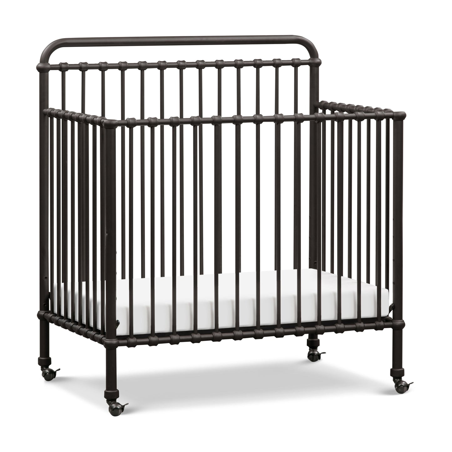 Winston 4-in-1 Convertible Mini Crib in Vintage Gold