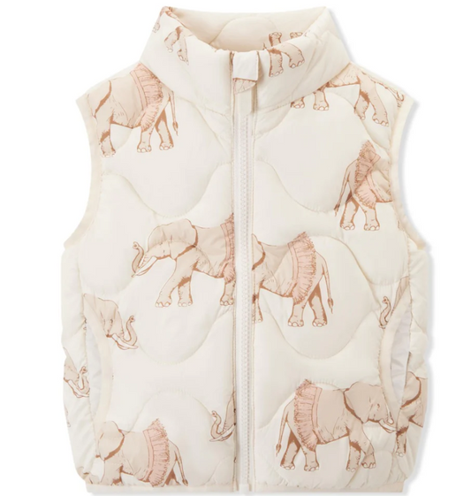 MILKBARN DOWN VEST TUTU ELEPHANT