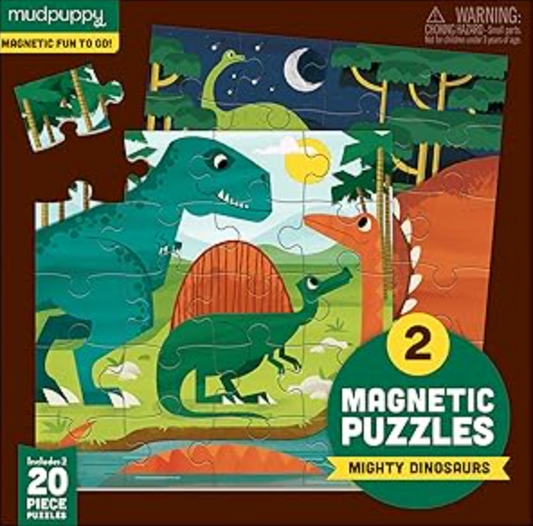 MUDPUPPY MAGNETIC FUN TO GO MIGHTY DINOSAURS