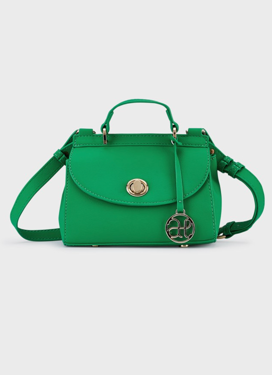 ABEL + LULU SATCHEL BAG - GREEN