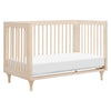 Lolly 3-in-1 Convertible Crib w/Toddler Bed Conversion in Crimson/Natural