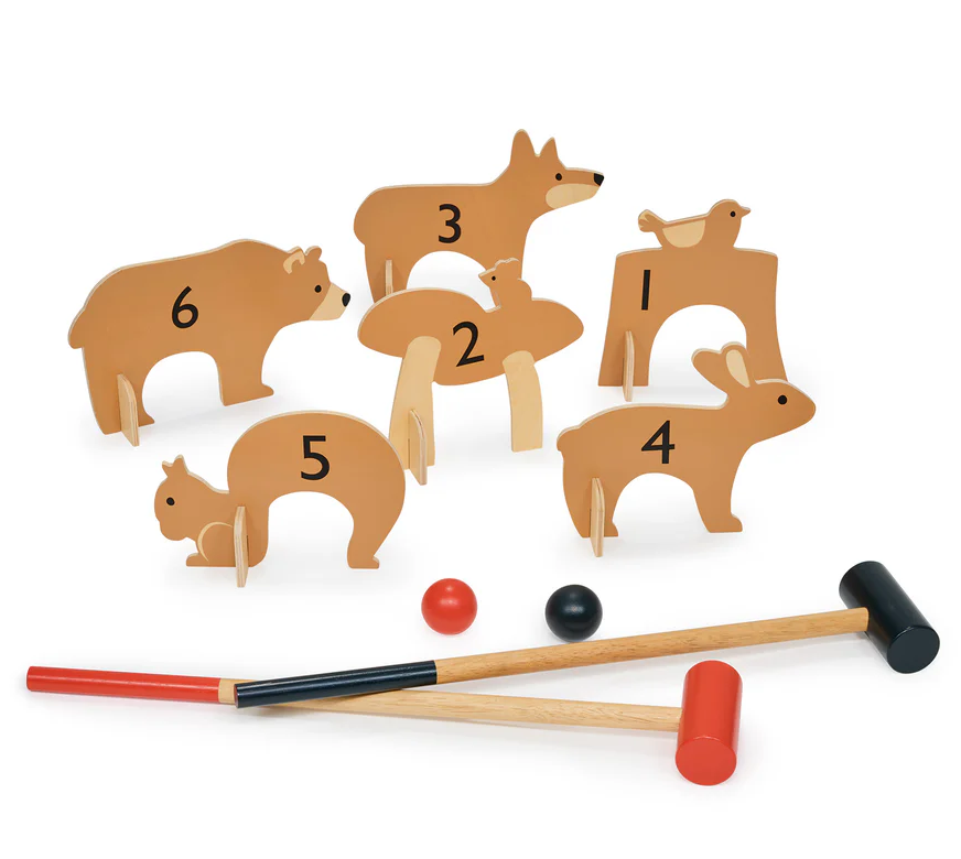 TENDER LEAF WOODLAND INDOOR CROQUET SET