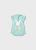 MAYORAL NEWBORN GIRL ROMPER WITH BIB SET