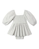 QUINCY MAE LAINEY ROMPER CLOUD STRIPE