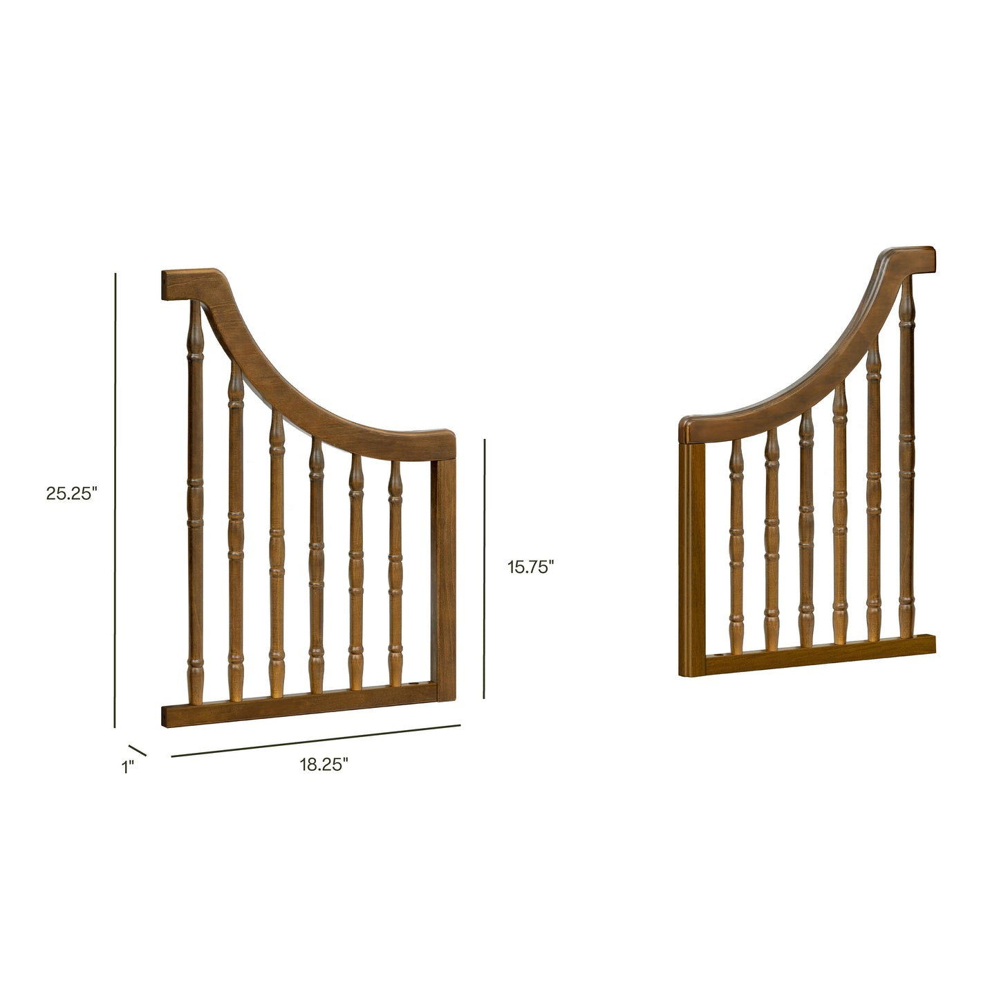 Toddler Bed Conversion Kit in Warm White