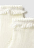 MAYORAL NEWBORN OPENWORK SOCKS - IVORY
