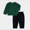 PINE TREE SWEATER KNIT OUTFIT SET