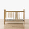 Liberty 3-in-1 Convertible Spindle Crib w/Toddler Bed Conversion Kit in Dusty Rose