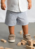 MAYORAL LINEN SHORTS AND SHIRT 2-PIECE SET