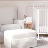 Crawford Gliding Ottoman in Tan Gingham