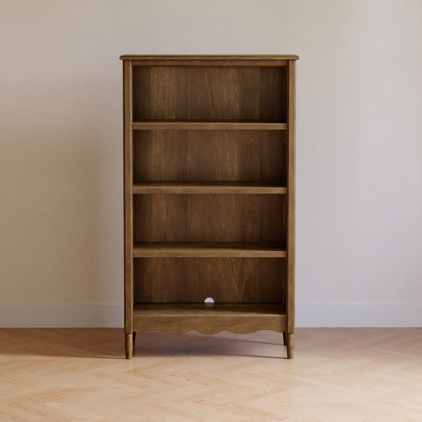 Liberty Assembled Bookcase in Warm White