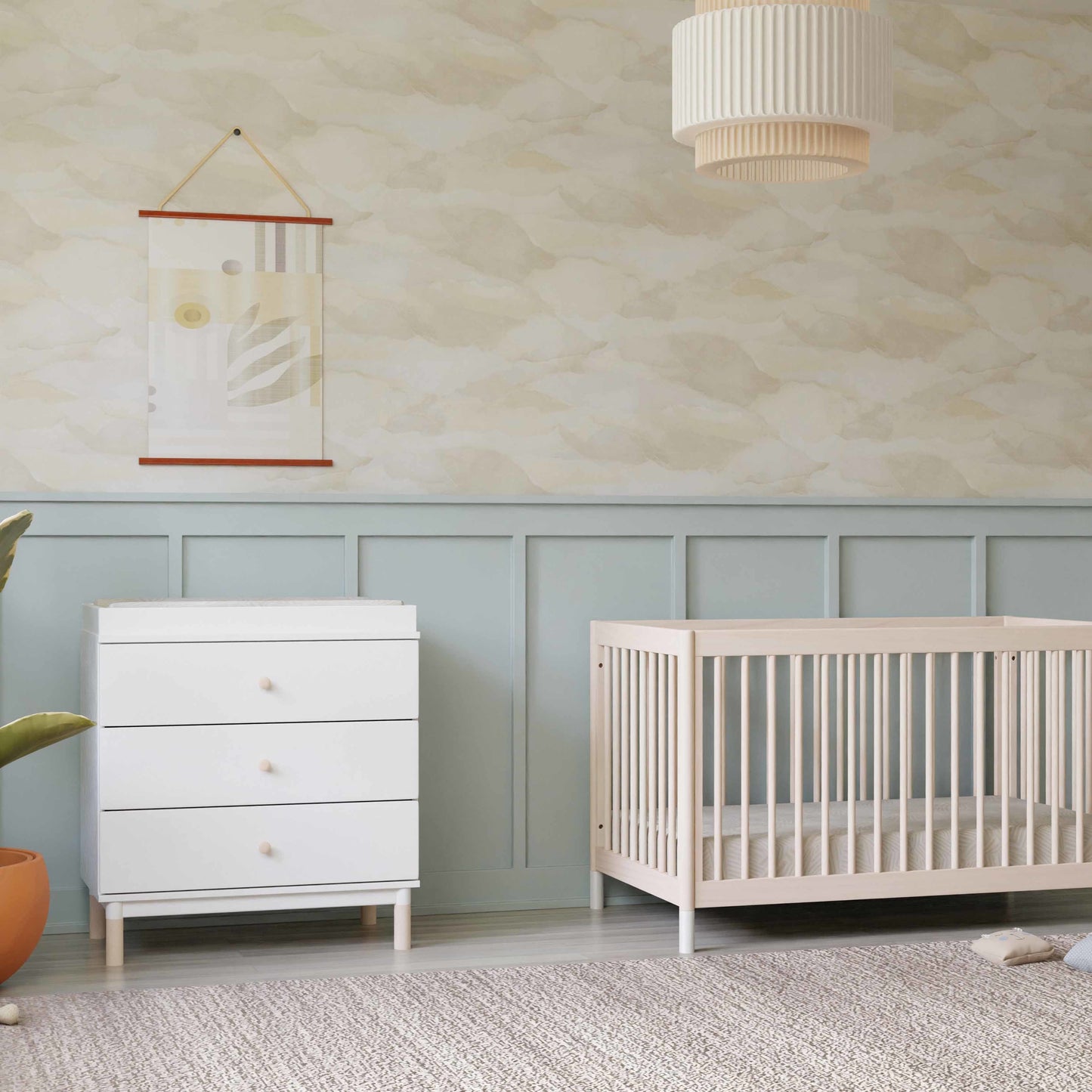 BABYLETTO GELATO 3-DRAWER CHANGER DRESSER WITH REMOVABLE CHANGING TRAY