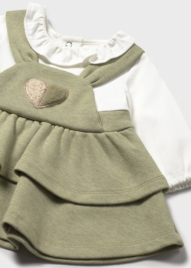 MAYORAL DUNGAREE DRESS BASIL