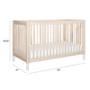BABYLETTO GELATO 4-IN-1 CONVERTIBLE CRIB WITH TODDLER BED CONVERSION KIT