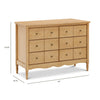 Liberty 6-Drawer Assembled Dresser in Cove Blue