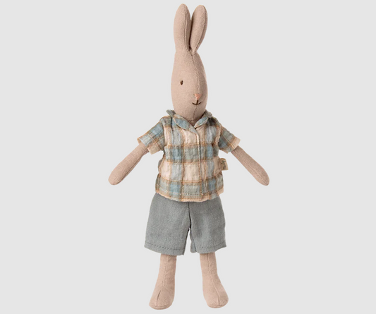 MAILEG RABBIT SIZE 1 CLASSIC SHIRT AND SHORTS