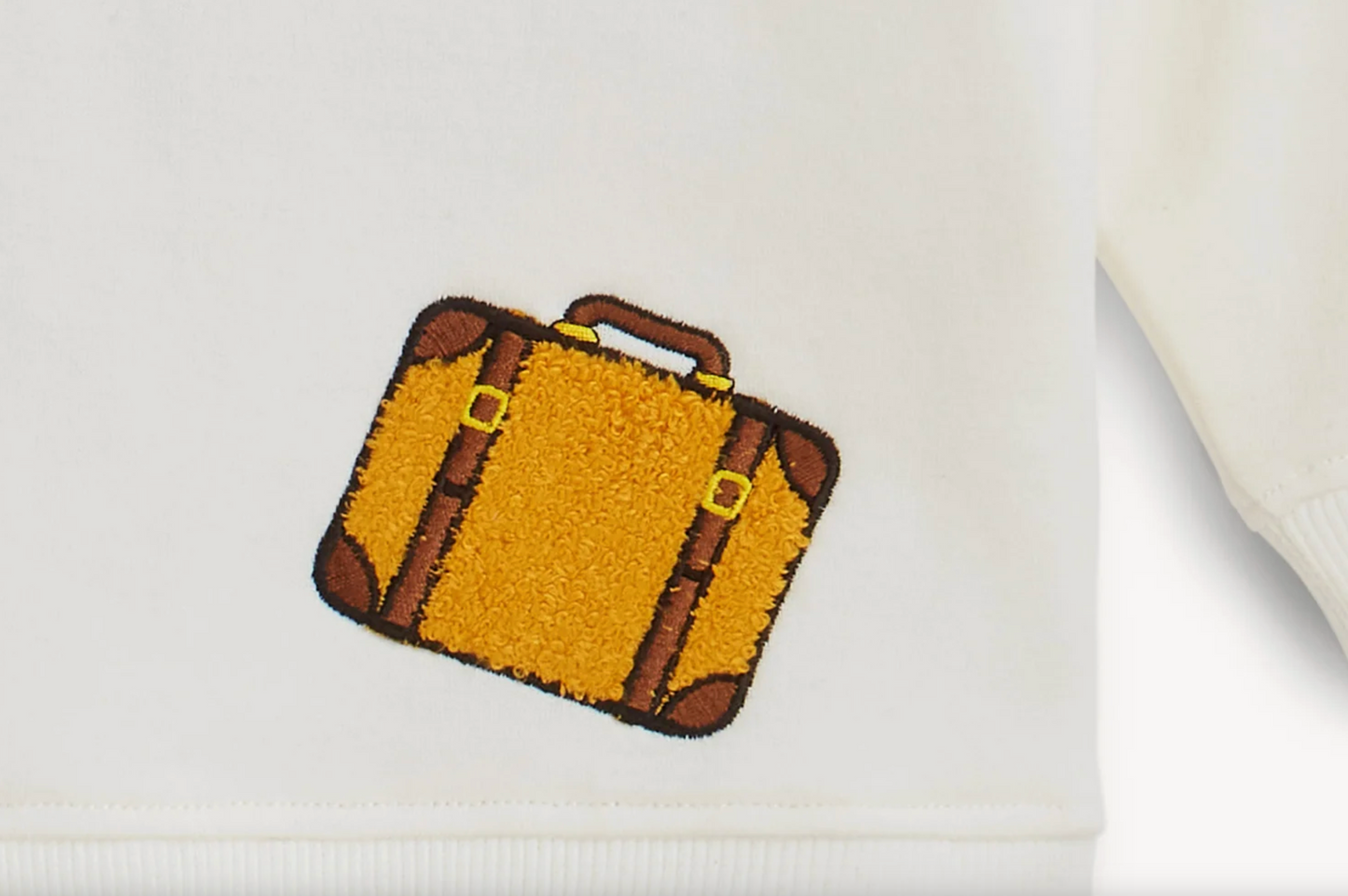 MAGNETIC ME WHITE ALYSSUM BRUSHED FLEECE SET BONJOUR