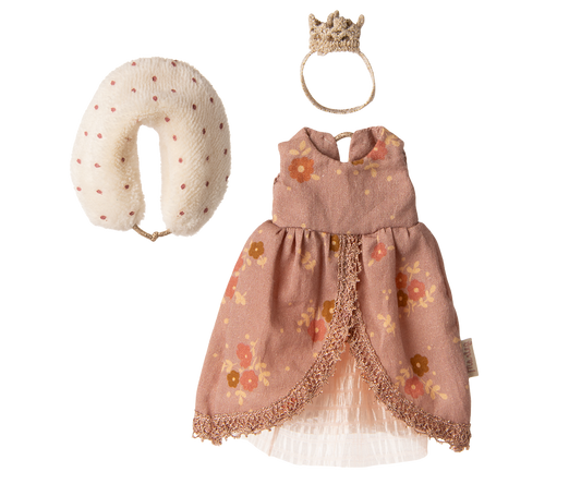 MAILEG QUEEN DRESS, MUM MOUSE
