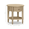 Liberty Assembled Nightstand in Warm White