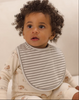 QUINCY MAE JERSEY SNAP BIB, 2 PACK , TURKEY