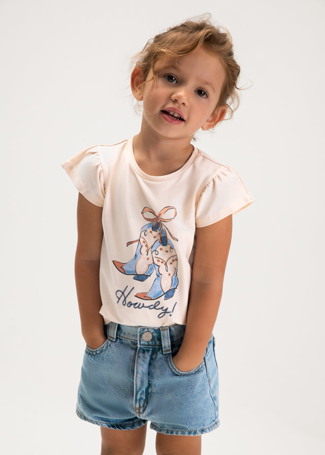 MAYORAL GIRL DENIM SHORT