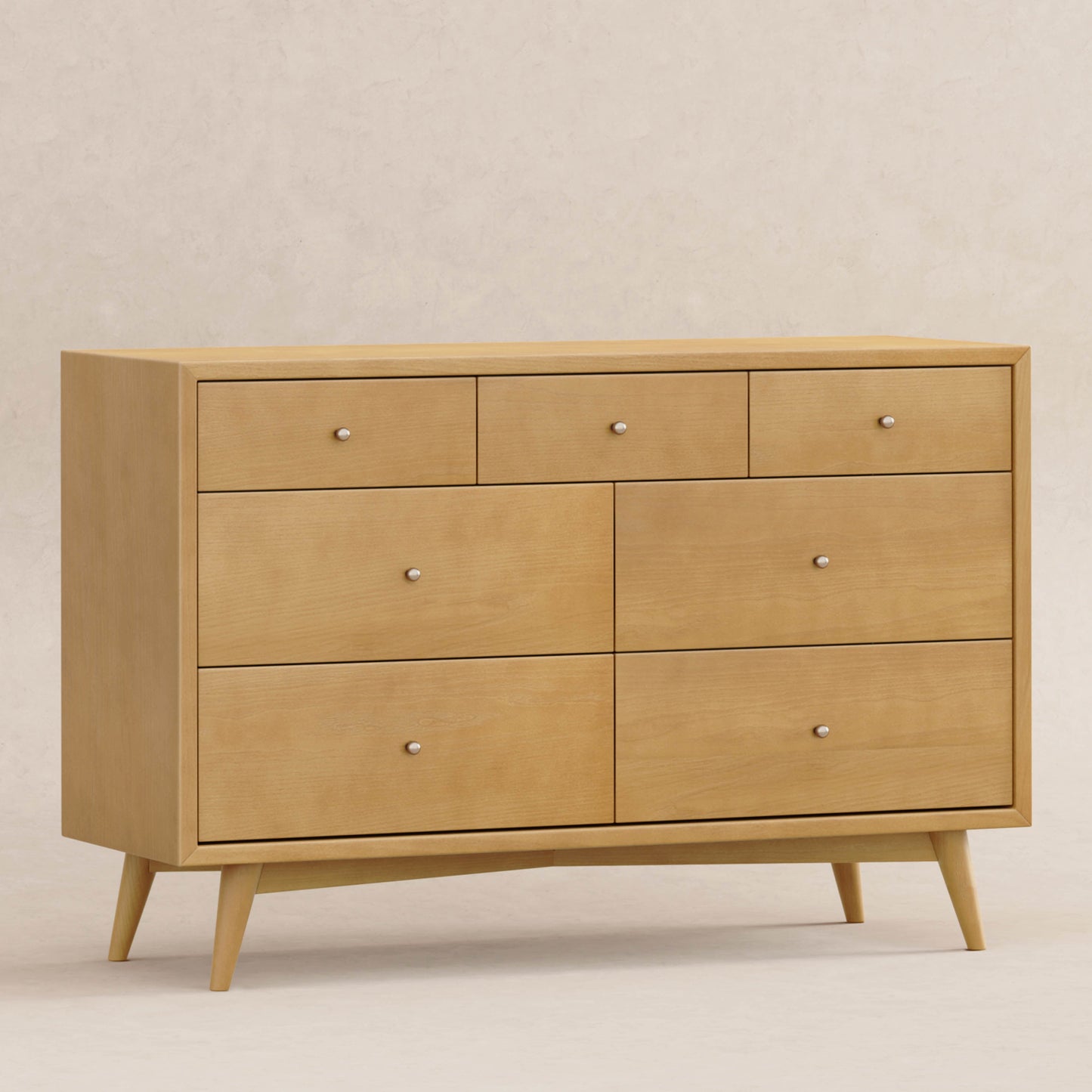 Palma 7-Drawer Double Dresser, Assembled in Warm White