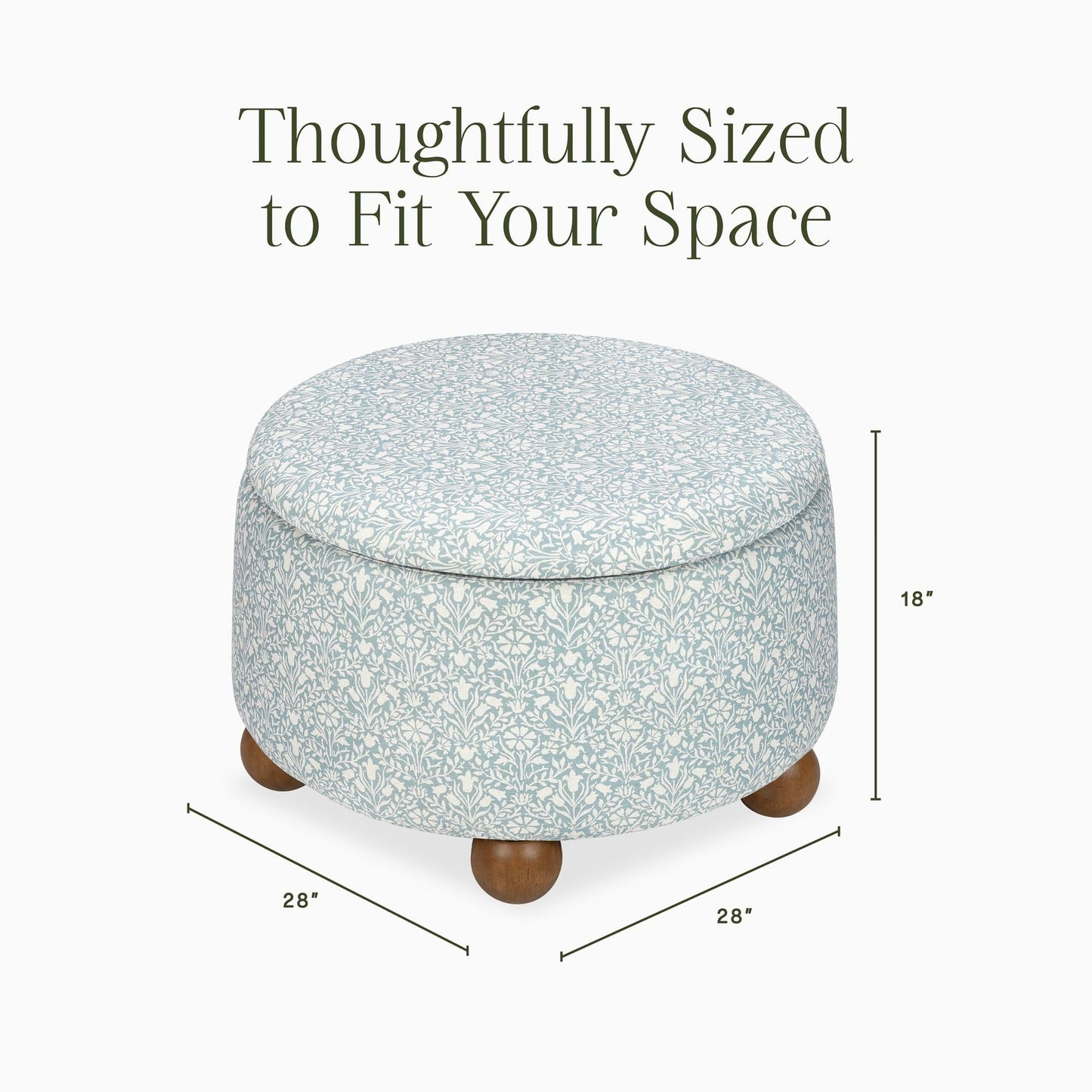 MORRIS & CO. X NAMESAKE TUFFET STORAGE OTTOMAN