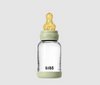 BIBS BABY GLASS BOTTLE SET 4OZ LATEX