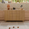 Pogo Tambour Assembled Dresser in Olive