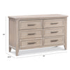 MONOGRAM BY NAMESAKE BECKETT 6-DRAWER DOUBLE DRESSER SANDBAR