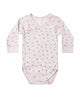 QUINCY MAE SIDE SNAP BODYSUIT HEART DITSY