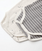 QUINCY MAE RIBBED BODYSUIT, 2 PACK SLATE MICROSTRIPE, CELESTIAL