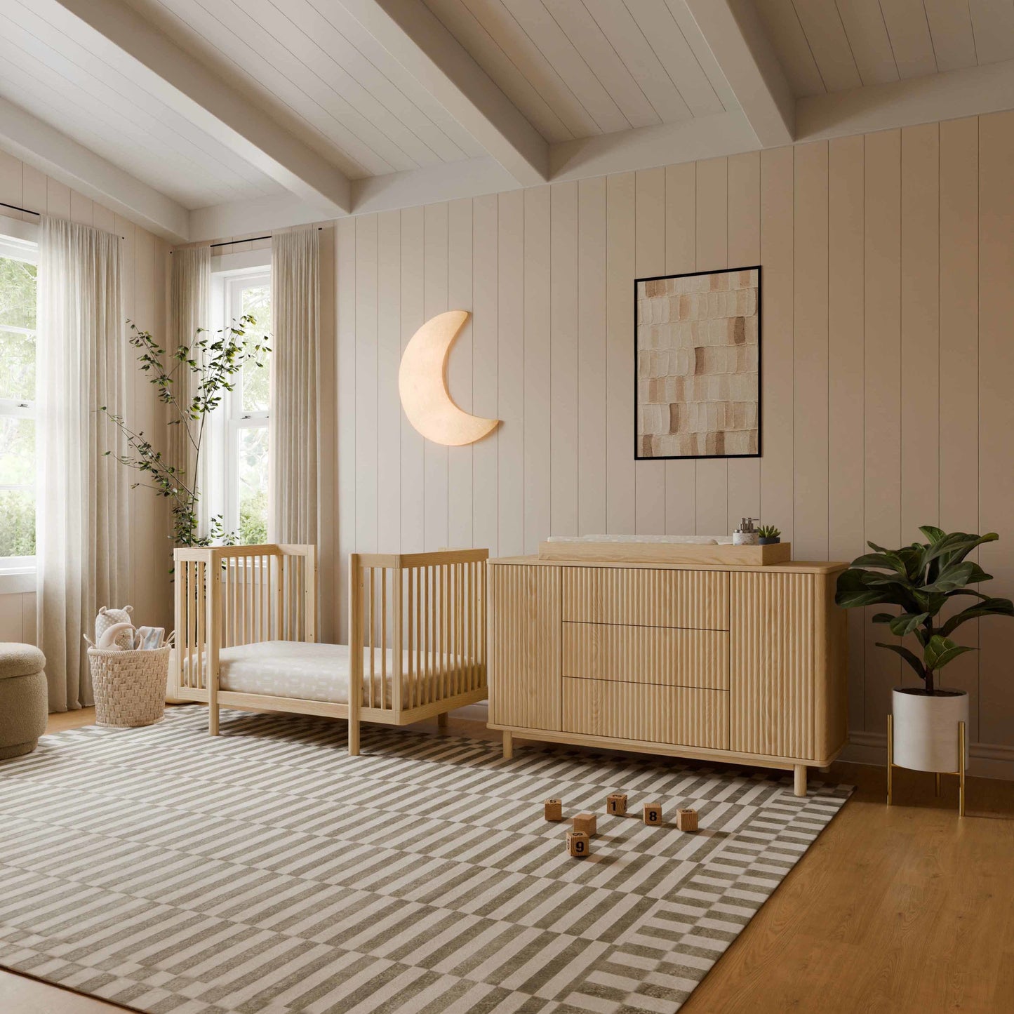 BABYLETTO POGO 8-IN-1 CONVERTIBLE CRIB WITH ALL-STAGES CONVERSION KITS