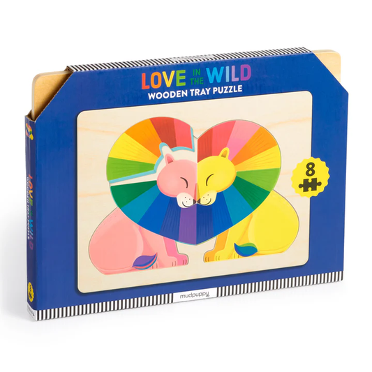 LOVE IN THE WILD WOODEN PUZZLE
