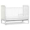 Liberty 3-in-1 Convertible Spindle Crib w/Toddler Bed Conversion Kit in Dusty Rose
