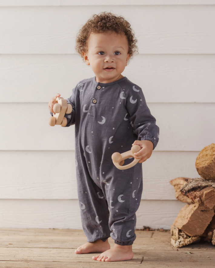 RYLEE & CRU HENLEY JUMPSUIT MOONS