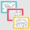 HEALTHY HABITS DISPOSABLE COLORME PLACEMATS, 24 PACK