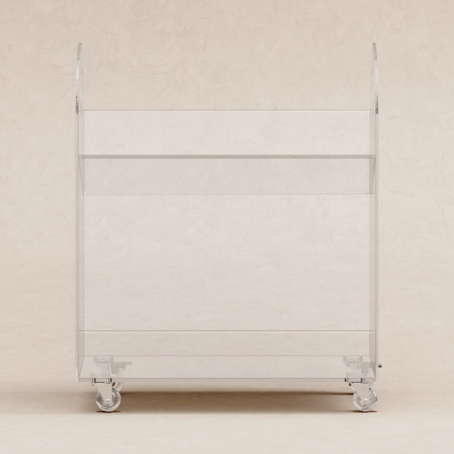 BABYLETTO PRESTO ACRYLIC BOOKCASE AND CART