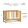NAMESAKE NANTUCKET 3-IN-1 CONVERTIBLE CRIB WITH TODDLER BED CONVERSION KIT