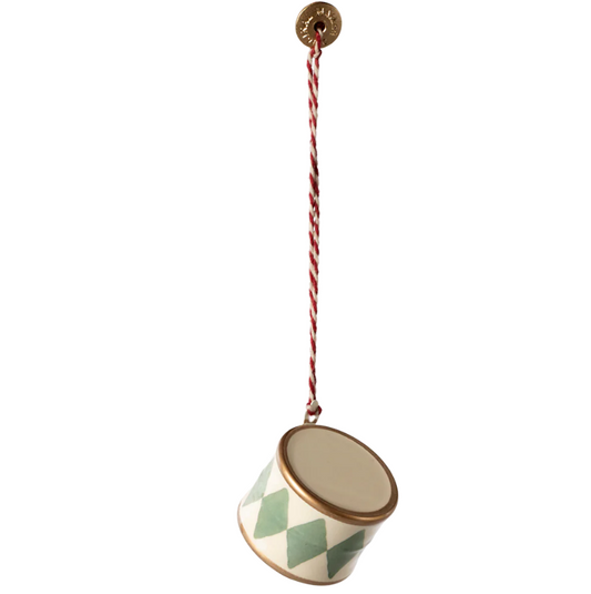 MAILEG ORNAMENT, SMALL DRUM - MINT