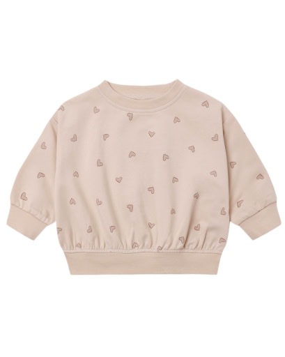QUINCY MAE RELAXED SWEATSHIRT HEARTS