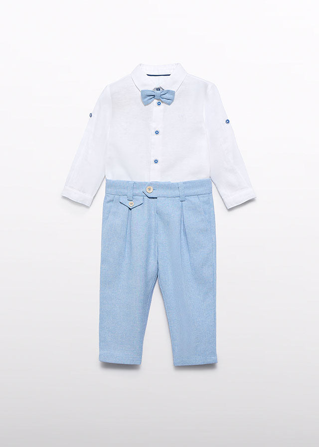 ABEL & LULA PANTS AND BOWTIE WITH SHIRT