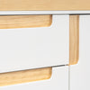 Yuzu 3-Drawer Changer Dresser in White/Natural