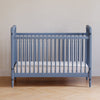Liberty 3-in-1 Convertible Spindle Crib w/Toddler Bed Conversion Kit in Dusty Rose