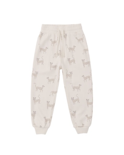 RYLEE & CRU JOGGER SWEATPANT LEOPARDS
