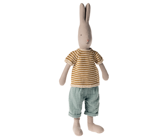 MAILEG RABBIT SIZE 3, CLASSIC- KNITTED SHIRT AND PANTS